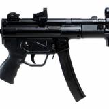 AP5, Semi-automatic, Roller-Lock Action, 9MM, 4.5" Barrel, Black, Shield SMS2 Optic & Mount, 30 Rounds, 2 Magazines HG6036V-N