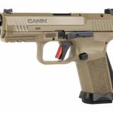 TP9 Elite Combat, Striker Fire, Semi-automatic, Polymer Frame Pistol, Compact, 9MM, 4.75" Barrel, Matte Finish, Flat Dark Earth, 3 Dot Sights, 15 Rounds, 2 Magazines, Includes MeCanik M02 HG7167D-N