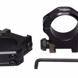 Ultralight, 1" Scope Rings, Low, Lightweight, Black, Anodized, 810-00041-00