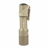 MCH, Mission Configurable Handheld, High Candela, Flashlight, 1100 Lumens, Single Output, Aluminum, Anodized Finish, Flat Dark Earth, Includes Charger and Pocket Clip MCH2.0-HC-S-650-FDE