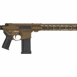Resolute MK4, Semi-automatic Rifle, 5.7X28MM, 16.1" Barrel, Threaded 1/2x28, ZEREOED SR Brake, Cerakote Finish, Midnight Bronze, 15" Free Float M-LOK Handgard, ZEROED Polymer Grip, CMMG Ripstock, Manual Safety, 32 Rounds, 1 Magazine 54A40BE-MB