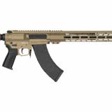 Resolute MK47, Semi-automatic Rilfe, 7.62X39, 16.1" Barrel, Threaded Barrel, 5/8x24", ZEROED SR Brake, Cerakote Finish, Coyote Tan, ZEROED Polymer Grip, 15" Free Float M-LOK Handguard, CMMG RipStock, Manual Safety, 30 Rounds, 1 Magazine 76AFCCA-CT