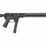 Resolute 200, Semi-automatic, 9MM, 16.1" Barrel, 1:10 Twist, Black Finish, Magpul MOE Grip, CMMG RipStock, 33Rd Glock Magazine, CMMG M-LOK RML15 Handguard, CMMG SV Muzzle Brake, Threaded 1/2-28, Ambi Sling Plate 99AE65D