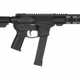 Banshee MKGs, Semi-automatic Pistol, AR, 10MM, 8" Threaded Barrel, 1/2x28, CMMG Zeroed Linear Compensator, Cerakote Finish, Armor Black, M-LOK Handguard, CMMG Zeroed Polymer Grip, Pistol Tube, Manual Safety, 30 Rounds, 1 Magazine, Accepts GLOCK Style Mag
