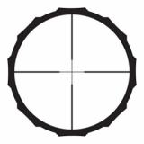 Brushline Pro, Rifle Scope, 3-9X40mm, 1" Tube, Plex Reticle, Matte Black 01-01450