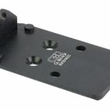 CHP Adapter Plate, For Glock MOS Converting it to the Trijicon RMR, Holosun 407C/507C/508C/508T, Anodized Finish, Black, Includes Mounting Hardware GL-RH-RSF