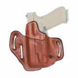 Vengeance Scabbard, #201, Light Bearing OWB Holster, Leather, Left Hand, Tan, Fits Glock 19/23/32/45/19X/19 GEN 5 with Streamlight TLR-7A 201TB6VZ0