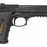 Regard MC Sport GEN4, Single Action, Semi-automatic, Metal Frame Pistol, Full Size, 9MM, 4.9" Barrel, Aluminum, Black, G10 Grips, Fixed Sights, Decocker, 18 Rounds, 1 Magazine, Ambidextrous 390087
