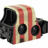 Tactical, Holographic, Non-Night Vision Compatible Sight, Red Reticle, 68MOA Ring with 1MOA Dot, Black with Betsy Ross Flag Hood, Rear Buttons, Includes CR123 Battery XPS2-0BROSS