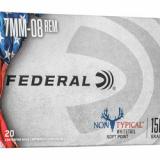 Premium, Non-Typical, 7MM-08, 150Gr, Soft Point, 20 Round Box 708DT1