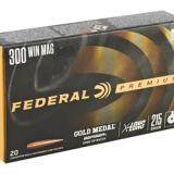 Gold Medal, Berger, 300 Win, 215 Grain, 20 Round Box GM300WMBH1