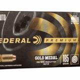 Gold Medal Match .45 Auto 185 Grain Full Metal Jacketed Semi-Wadcutter Match