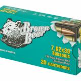 Bear, 7.62X39, 196 Grain, Bi-Metal Case, Full Metal Jacket, Subsonic, 20 Round Box ASUB762FMJ