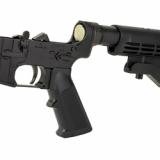 FN15, Complete Lower Receiver, Semi-automatic, 223 Remington/556NATO, Anodized Finish, Black, A2 Grip, Adjustable Stock 36-100685