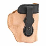 Scout 3.0 Strongside/Crossdraw, Inside Waistband Holster, Ambidextrous, Fits Glock 19/19x/23/32/45 and CZ P10C, Black Leather S2-226B