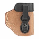 Scout 3.0 Strongside/Crossdraw, Inside Waistband Holster, Ambidextrous, Fits Glock 26,27,33, Black Leather S2-286B