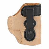 Scout 3.0 Strongside/Crossdraw, Inside Waistband Holster, Ambidextrous, Fits Glock 43/43X, Black Leather S2-800B