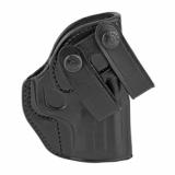 Summer Comfort Inside Waistband Holster, Right Hand, Fits S&W M&P Shield 9/40 and 2.0 9/40/M&P Shield 9/40 Loaded Chbr Ind, Honor Defense Honor Guard, Black Leather SUM652B