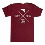 1986 Short Sleeve Shirt, Size XLarge, Maroon AP95663