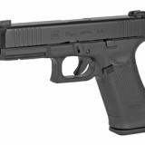 17 Gen5, Striker Fired, Full Size, 9MM, 4.49" Marksman Barrel, Polymer Frame, Matte Finish, AmeriGlo BOLD Night Sights (Orange Outline Front Sight), 10Rd, 3 Magazines, Ambidextrous Slide Stop Lever, Flared Mag Well, nDLC Finished Slide and Barrel, No Fin