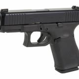19 Gen 5, Striker Fired, Compact Size, 9MM, 4.02" Marksman Barrel, Polymer Frame, Matte Finish, Ameriglo Ultimate Carry Night Sights, 3 Magazines, Front Serrations, Ambidextrous Slide Stop Lever, Flared Mag Well, nDLC Finished Slide and Barrel, No Finger