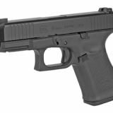 19 Gen5, Striker Fired, Compact, 9MM, 4.02" Marksman Barrel, Polymer Frame, Matte Finish, Glock Night Sights, 10Rd, 3 Magazines, Ambidextrous Slide Stop Lever, Flared Mag Well, nDLC Finished Slide and Barrel, No Finger Grooves, Front Serrations PA195S701