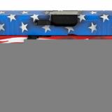 26, GEN 5, Semi-automatic, Striker Fired, Sub-Compact, 9MM, 3.43", Red, Wht, Blu BW Flag, Interchangeable, 10 Rounds, 3 Mags, Front Serrations, Fixed Sights, Polymer, DLC UA265S204-RWBBWFL