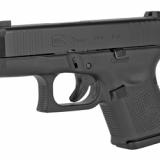 26 Gen5, Striker Fired, Sub Compact, 9MM, 3.43" Marksman Barrel, Polymer Frame, Matte Finish, Glock Night Sights, 10Rd, 3 Magazines, Ambidextrous Slide Stop Lever, nDLC Finished Slide and Barrel, No Finger Grooves, Front Serrations UA265S701