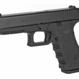 22, Semi-automatic, Safe Action, Full Size, 40 S&W, 4.49", Black, 15Rd, 2 Mags, Glock OEM Rail, Fixed Sights, Polymer, Matte UI2250202