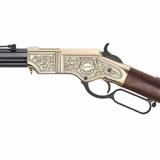 The New Original B.T. Henry 200th Anniversary Edition, Lever Action, 44-40 Winchester, 24.5" Octagon Blued Steel Barrel, Hardened Polished Brass Receiver, Fancy American Walnut Stock, Straight Grip, Limtited to 200, 13Rd H011BTH