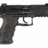 P30S, V3, Double Action/Single Action, Semi-automatic, Polymer Frame Pistol, Full Size, 9MM, 3.85" Barrel, Black, Night Sights, Manual Thumb Safety, Rear Decocker, 10 Rounds, 3 Magazines 81000114