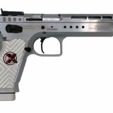 Gold Match Xtreme, Semi-automatic, Single Action, 9MM, 6" Barrel, Aluminum Grips, Thumb Safety, Adjustable Sights, 17 Rounds TF-GOLDMX-9
