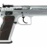 Stock II, Semi-automatic, DA/SA, Steel Frame Pistol, 10MM, 4.45" Barrel, Hard Chrome Finish, Silver, Walnut Grips, Ambidextrous Safety, Adjustable Sights, 13 Rounds TF-STOCK2-10