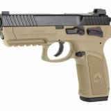Jericho 941 Enhanced, Semi-automatic, Full Size, 9MM, 4.4" Barrel, Flat Dark Earth, Polymer, 17Rd, 2 Mags J941PL9FD-II