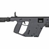 VECTOR SDP SB Enhanced, Combat Grey, 6.5'' threaded barrel, KRISS recoil mitigation system, DEFIANCE folding sights, SB Tactical SBX-K brace, KRISS Folding Adapter, thread protector, mini handguard, short rail section, 1 magazine, cleaning kit, user manu