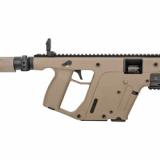 VECTOR SDP SB Enhanced, FDE, 6.5'' threaded barrel, KRISS recoil mitigation system, DEFIANCE folding sights, SB Tactical SBX-K brace, KRISS Folding Adapter, thread protector, mini handguard, short rail section, 1 magazine, cleaning kit, user manual KV45-