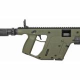 VECTOR SDP SB Enhanced, ODG, 6.5'' threaded barrel, KRISS recoil mitigation system, DEFIANCE folding sights, SB Tactical SBX-K brace, KRISS Folding Adapter, thread protector, mini handguard, short rail section, 1 magazine, cleaning kit, user manual KV45-