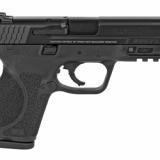 M&P M2.0 Compact, Striker Fired, Semi-automatic, Polymer Frame Pistol, Compact, 40 S&W, 4" Barrel, Armornite Finish, Black, Aggressive Grip Texture, 3 Dot Sights, 13 Rounds, 3 Magazines 12098
