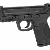 M&P M2.0 Compact, Striker Fired, Semi-automatic, Polymer Frame Pistol, Compact, 40 S&W, 4" Barrel, Armornite Finish, Black, Aggressive Grip Texture, 3 Dot Sights, 13 Rounds, 3 Magazines 12098
