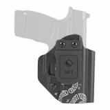 Inside Waistband Holster, Ambidextrous, Black, "Join or Die", Fits Springfield Hellcat, Kydex, Includes 1.5" Belt Attachment HSFHCAIWBA-JD