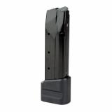 S15 Magazine, 9MM, 20 Rounds, Fits Glock 43X/48, PowerCron Finish, Black, with +5 Extension S15-ME-5INS-BLK