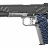 1911G, Semi-automatic, 1911, Full Size, 10MM, 5" Barrel, Black Carbon Steel Slide, Stainless Steel Frame, G10 Grips, Fixed Sights, 8Rd DE1911G10TT
