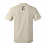 Tee Shirt, Block, Natural, Large 01001417