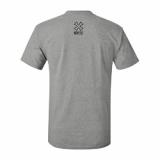 Tee Shirt, Split, Graphite, Medium 01001501