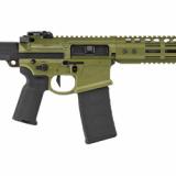 Infidel N4-PDW, Semi-automatic Pistol, 556NATO, 13.7" Barrel, Aluminum Frame, Bazooka Green Cerakote, Q Pistol Brace, Q BCG, NHR-15 Handguard, Super Badass Charging Handle, Geissele SD-E Trigger, STS Ambi Selector, Norgon Ambi Catch, K2 Grip, MBUS Pro Si