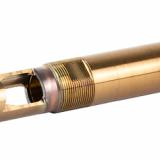 Over the Barrel Muzzle Brake, 1/2X28", For Use with Ops Inc 12 Model, AEM5 and OCM5 Suppressors, Raw Heat Treat Finish, Gold OCL-804