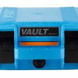 V100, Vault Small Pistol Case, With Foam, Blue, English and French Packaging VCV100-0020-BLU-CA