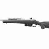 Scout Rifle, Bolt Action, 450 BUSHMASTER, 16.1" Barrel with Ruger Precision Rifle Hybrid Muzzle Brake, Matte Stainless Steel Finish, Black Synthetic Stock, Adjustable Rear Sight & Protected Blade Front Sight, Right Hand, 4 Rounds 06838
