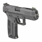 57, Double Action, Semi-automatic, Polymer Frame Pistol, Full Size, 5.7X28MM, 4.94" Barrel, Cobalt Cerakote Slide, Fiber Optic Front and Adjustable Rear Sights, Ambidextrous Manual Safety, 20 Rounds, 2 Magazines, Ambidextrous 16407