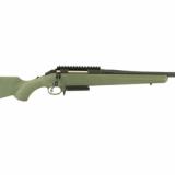 American Predator Rifle .308 Winchester 18 Inch Threaded Barrel 5/8-24 TPI Matte Black Finish Moss Green Composite Stock 3 Round
